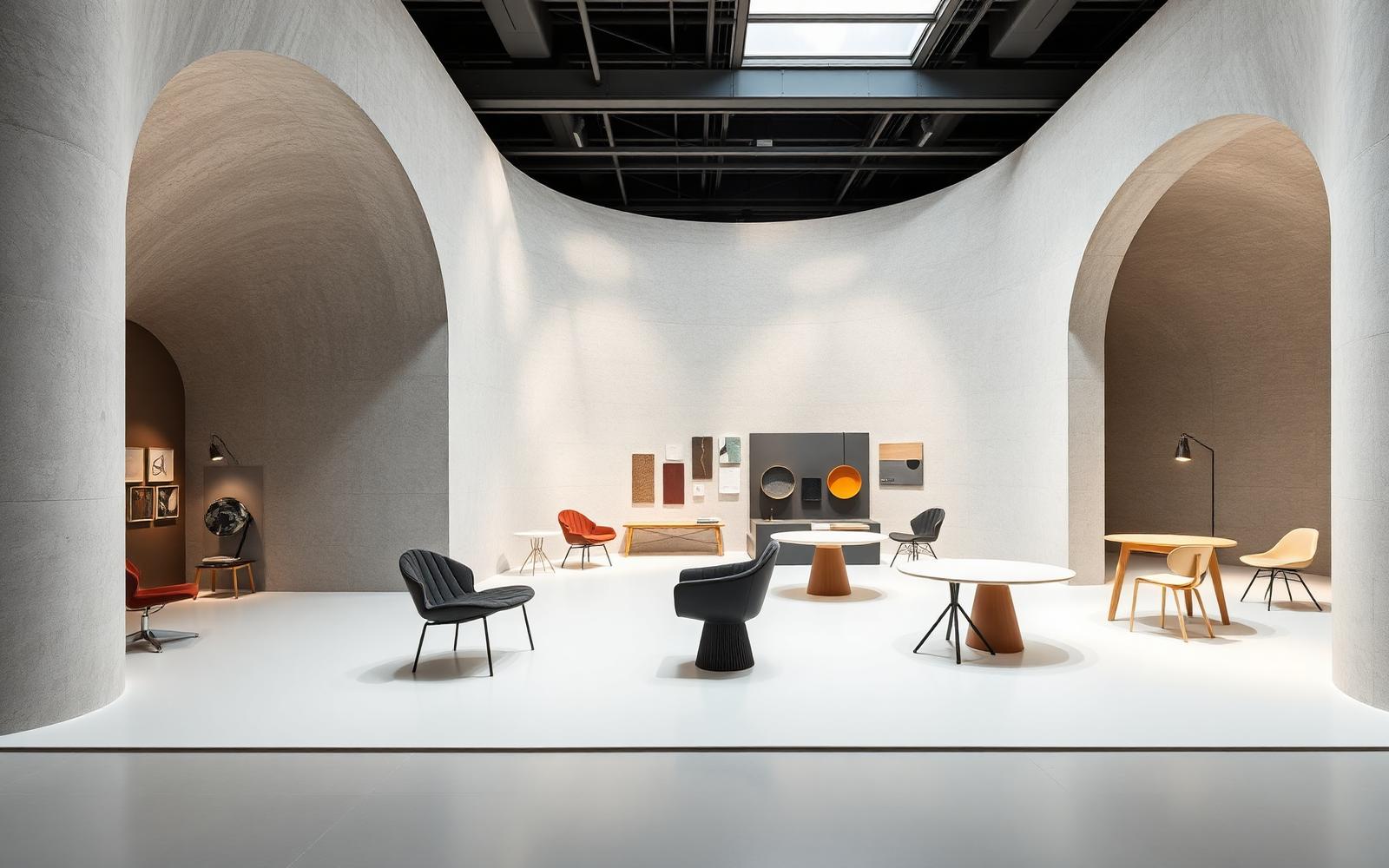 Atelier Forma exhibition stand concept at Salone del Mobile, Milan