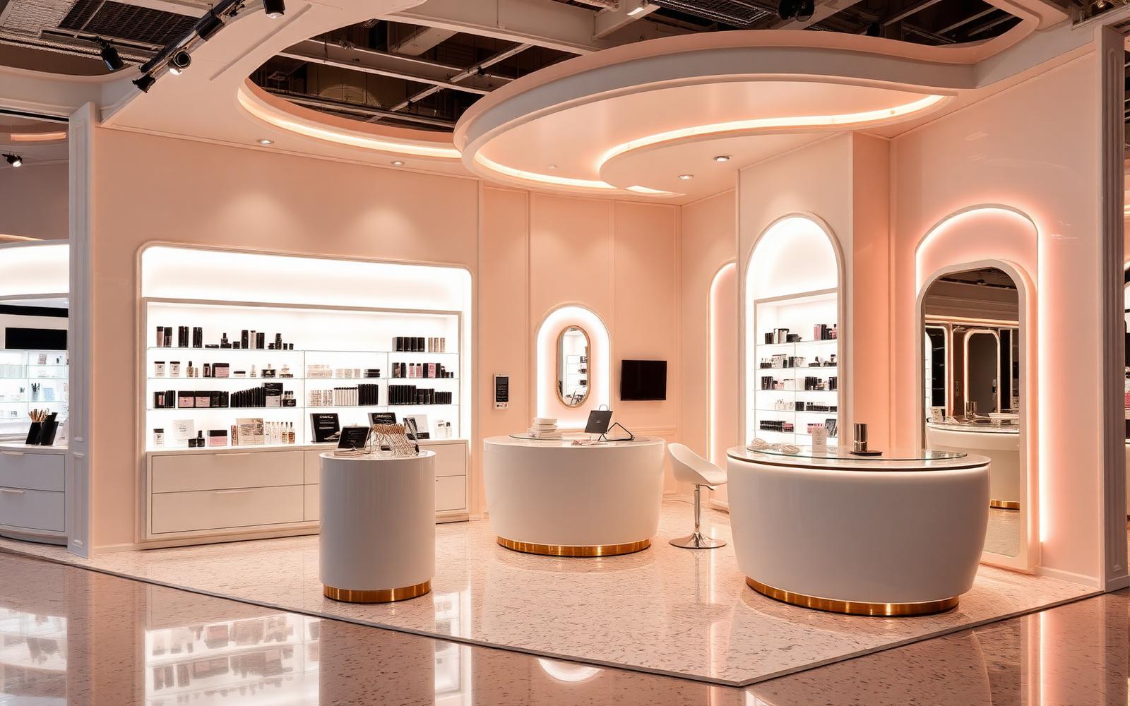 Lumera exhibition stand concept at Cosmoprof, Bologna