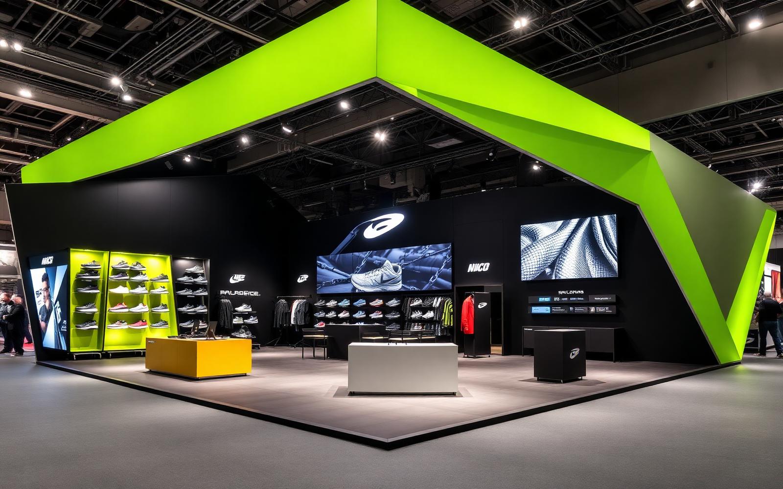 Pulse Athletics exhibition stand concept at ISPO Munich, Munich